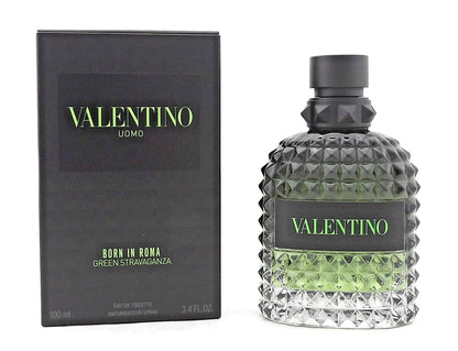 Valentino Born in Roma Green Stravaganza Eau de Toilette for Men – 3.4 oz (100 mL)